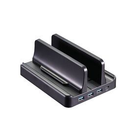 4 Port USB Hub Docking with Tablet Laptop Design