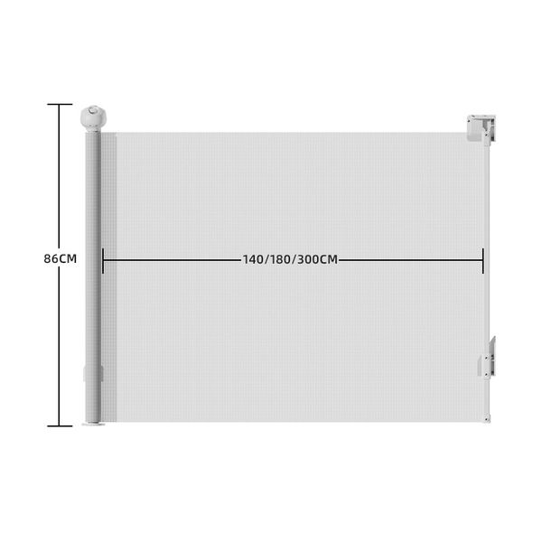 High Quality Dog Cat Kids Child Safety Pets Mesh Gates Children Door Stair Retractable Safety Baby Pets Gate