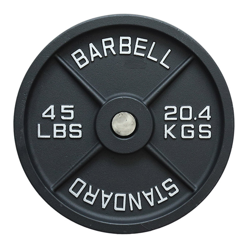 Chinese factory wholesale cheap barbell plates gym Fitness Equipment High Quality Cast Iron Barbell Weight Plate