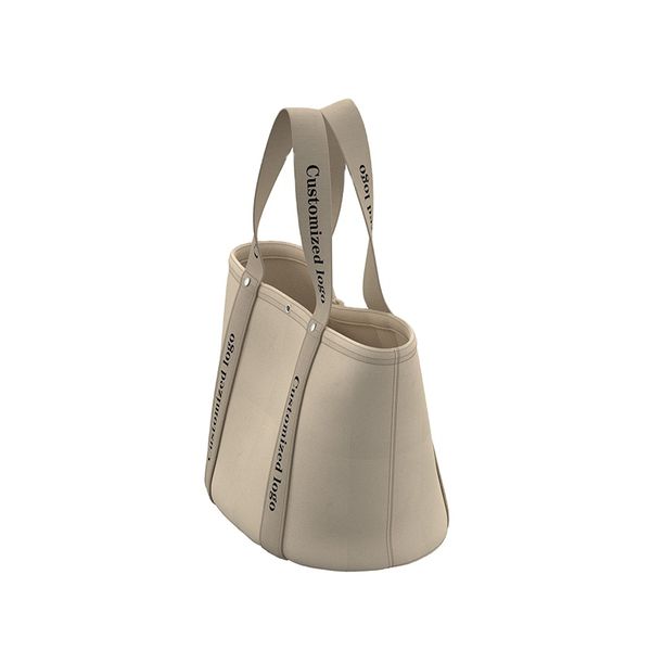 Fashion Women Shopping Bags Luxury Water Resistant Tote Bag Latest Fashion Daily Optional Eco-friendly Custom Recycled Cotton