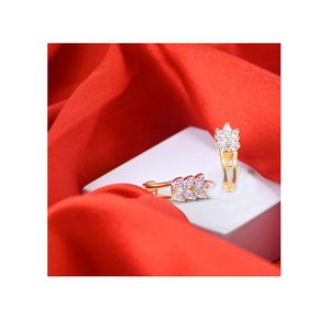 High Quality Rhodium Plated Cubic Zirconia Long Earring with American Diamond Jewellery at Reasonable Price