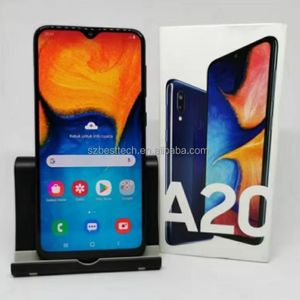 Wholesale Original Android A20 Smartphone Unlocked Used Mobile Phone with 6GB RAM Supports GSM CDMA Cellular Versions US Version