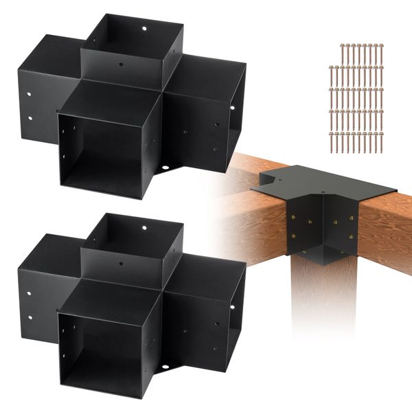 Hot-dipped Woodwork Pergola Kit Stand Bracket 4 x 4 inches DIY pergola connectors