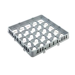 Half drop extender of 25 Compartment Restaurant Kitchen Plastic Plate Cup Storage Dishwasher Glass Rack