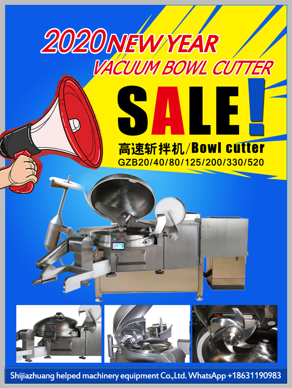 Shenzhen City Helped Machinery Co., Ltd. meat mixer