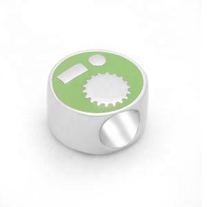 Personalized jewelry custom jewelry custom metal logo beads