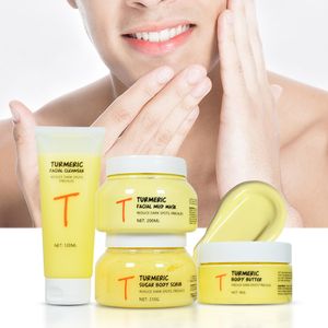 Deep cleansing skin care product turmeric oil whitening skin mask cleansing mud mask