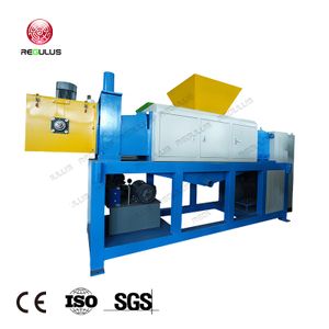Regulus Machinery Soft Plastic Washed HDPE LDPE Film Shopping Bags Reusing Water Reducing Machine Screw Pressing Squeezing Dryer