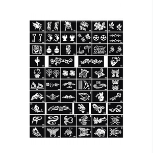 50pcs/bag Custom Temporary Tattoo Waterproof Body Tattoo Stencil Foot Template Tattoo Stickers for men and women