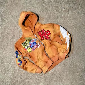 Custom Sun Faded Stone Acid Wash Zip Up Hoodie Distressed Zipup Sunfaded Sun Faded French Terry Thick Double Zip Up Hoodie Men