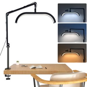 Overhead Workbench Light Rotatable 3200-5600K Beauty Salon Eyelash Extensions Manicure Aesthetic Table Clip Lash Lamp