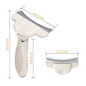 Wholesale Large Discount Curved Self-cleaning Pet Brush Hair Remover Pet Grooming Brush