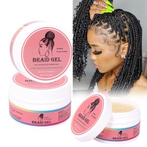 Wholesale Custom Neat Braid Loc N Twist Gel Private Label Edge Control Extreme Hold Conditioning Shining Hair Jam Braiding Gel