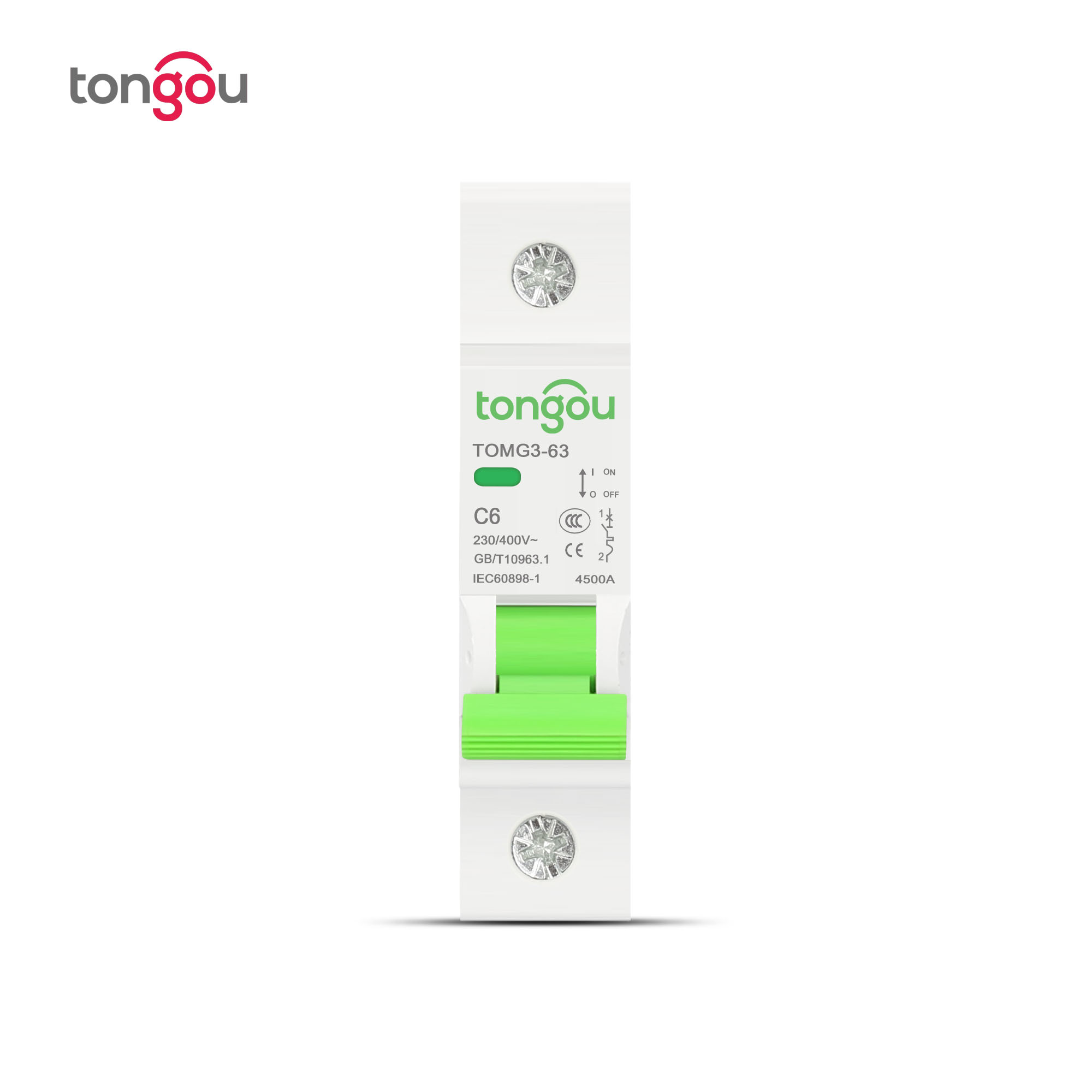 TONGOU DZ47 1P 6-63A 4.5KA industry home smart switch protector air breakers circuit MCB miniature circuit breaker