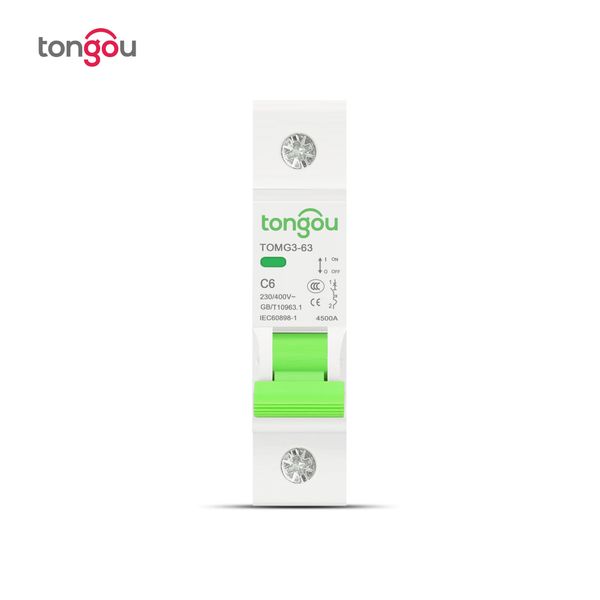 TONGOU DZ47 1P 6-63A 4.5KA industry home smart switch protector air breakers circuit MCB miniature circuit breaker