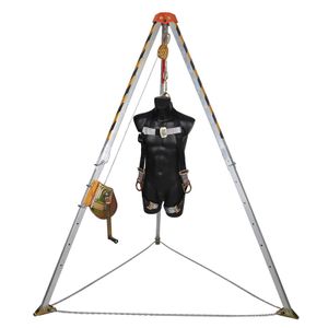 KSEIBI  Confined Space Tripod Kit Tripod Safety Rescue lifting Tripod Anti-Fall Device