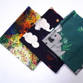 Free Sample Soft Bamboo Fabric Custom Printed 95% Bamboo Cotton 5% Lycra for Baby Cloth, 230-250GSM Cotton / Bamboo Fiber 58/60"