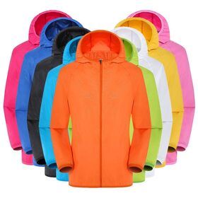 Outdoor Sports Rain Coat Waterproof Cycling Skin Jackets Bike Lightweight Sun Protective Jacket
