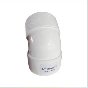 Standard Injection Mold Factory Dongguan 1million Shots 6 ''45 Degrees Elbow Pipe Fitting Mould