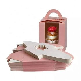 custom printed logo food grade paper gold foil cake box disposable bakery packaging box white card Box