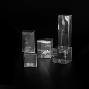 Cube Acetate Gift Box Transparent PET Packaging Clear PVC Box Packaging Plastic Boxes Packaging