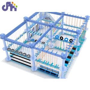 Rope course indoor outdoor amusement climbing games equipment kids adventure rope playground