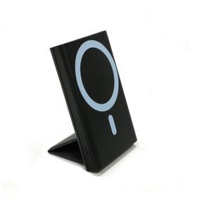Wireless Charger Magnetic Magsafe Power Bank Portable Charger 5000mAh for iPhone 14 15 Folding Stand