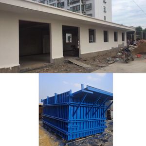 prefabricated newest concrete frame house machines for house wall construction small project