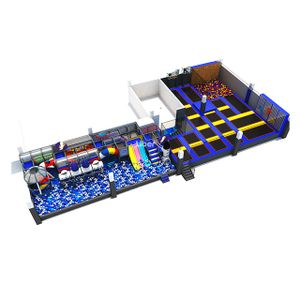 Ocean Style Children Interactive Trampoline Indoor Playground for sale