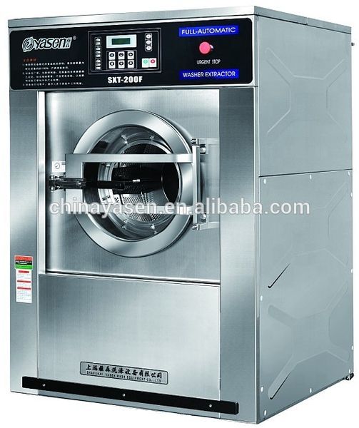 20kg Automatic Industrial Washing Machine Small Commercial Laundry Equipment Hotels Stainless Steel Housing Steam Electric 15kg