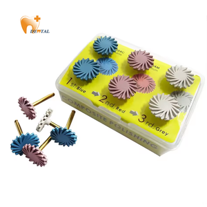 6 Pcs Mixed Dental Composite Resin Polishing Disc Kit Spiral Brush Burs,Composite Finishing Polishing Bur Kit