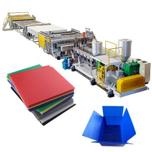pp hollow sheet manufacturing machine plastic corrugated sheet manufacturing machinery