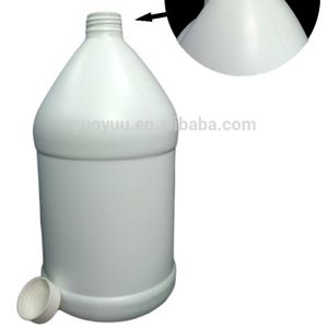 1 Gallon White Plastic Liquid Bottle HDPE Jug Container