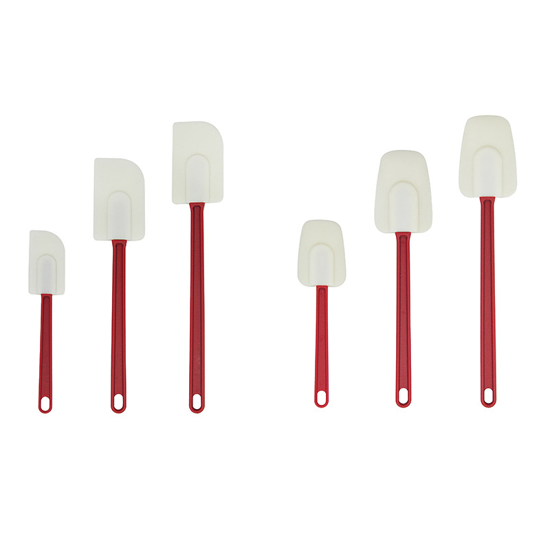Heat Resistant Kitchen Utensils Set Non-stick Best Kitchen Tools 3 pcs Silicone Baking Pastry Cake Spatula Set