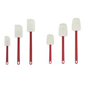 Heat Resistant Kitchen Utensils Set Non-stick Best Kitchen Tools 3 pcs Silicone Baking Pastry Cake Spatula Set