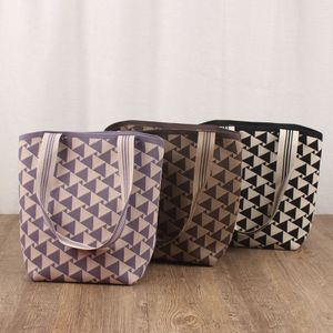 Wholesale Custom polyester Shopping Tote Bag Lady Soft Handbag Strap Decoration Casual Style Shoulder Book Bag designer bags