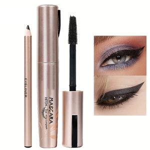 3 In 1 Curling Long Lasting Lengthening Eye Lashes Comb Vegan Mascara Waterproof Extra Volume Mascara For Eyelashes Eyebrow Pen