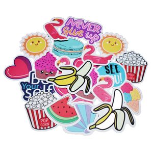 Custom Cute Waterproof Vinyl Laptop Sticker Anime Labels Private Design Custom Die Cut Adhesive Paper Cartoon Stickers 100 PCS