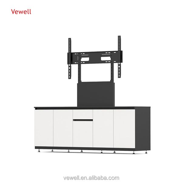 3 Bays Support 32 43 49 55 65 75 86 98 110Inch  New Product Customize Color Textures And Styles Furniture Tv Stand Tv Mount