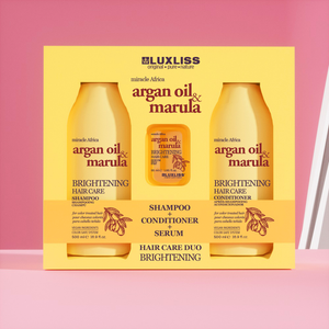 Wholesale Natural Argan oil Hair Conditioner For UVA UVB protection Repair Damaged Hair Shampoo And Conditioner Hair Oil Set
