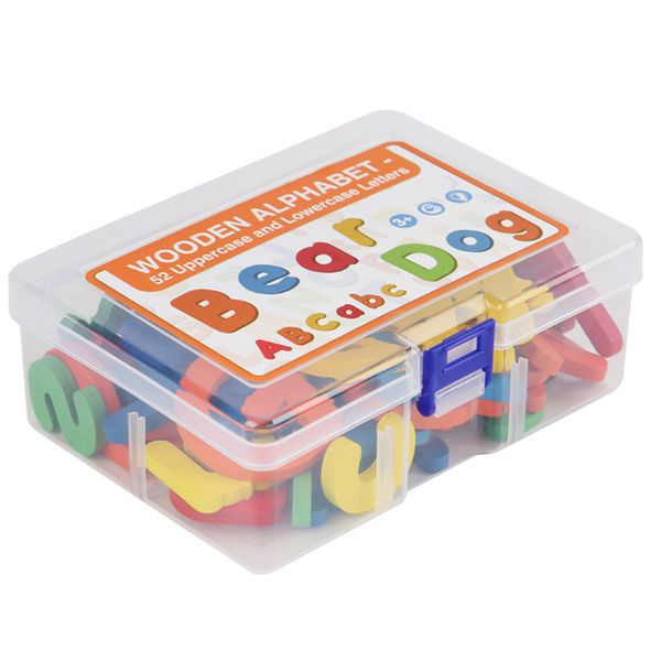 Alphabet Letters Window Sticker Classroom Decor Kids Learning Child Cards Toys Diy Magnetic Alphabet Puzzle Wood Toy