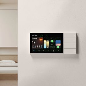 Smart Home AC Control Panel Light Switch Dimmer Control Automation Touch Screen Control Pad Nature 7