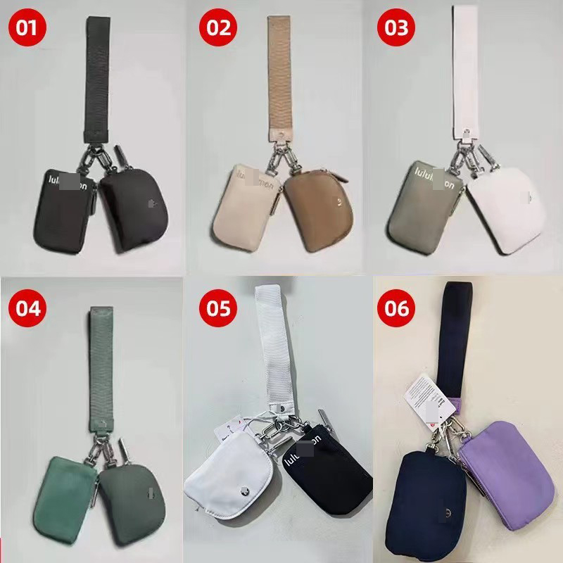Shenzhen Goodda Technology Co., Ltd. Lulu New Multi-functional Fashion Women's Wristlet Portable Simple Bank Card Mini Change Storage Bag Wristlet