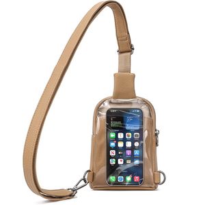 Women's Small Crossbody Sling Bag Touchscreen-Friendly Fanny Pack Purse for Outdoor Use