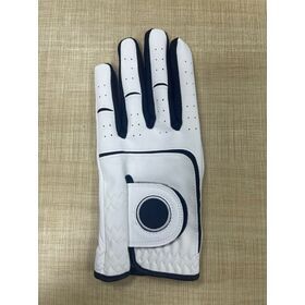 New PU and mesh lines design with cabretta palm Men's and Women's Golf Gloves, Customized color patterns and logos .