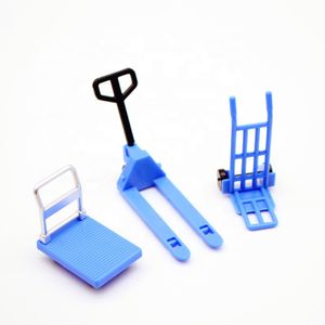 Dollhouse miniature model scene miniature accessories outdoor trolley forklift moving tools loose parts