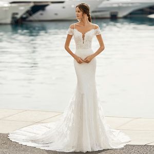 2024 new Arrival Women Bridal Elegant sexy lace Wedding Mermaid French Weddings Dress