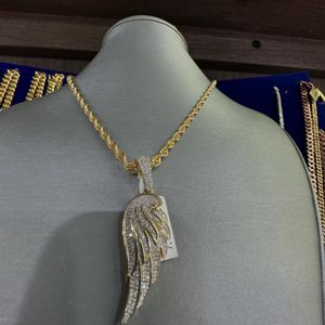 Cartoon Pendant Full moissanite Colorful Riding Character Necklace Fashion Jewelry Hiphop Women Man Jewelry