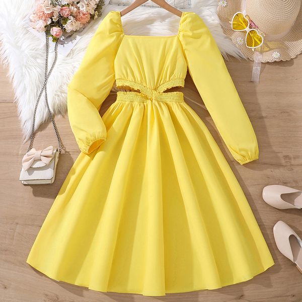 Dress Sets For Kids Children 8 9 10 11 Years old Floral Print Children's Clothing Teen Girls Dress Set