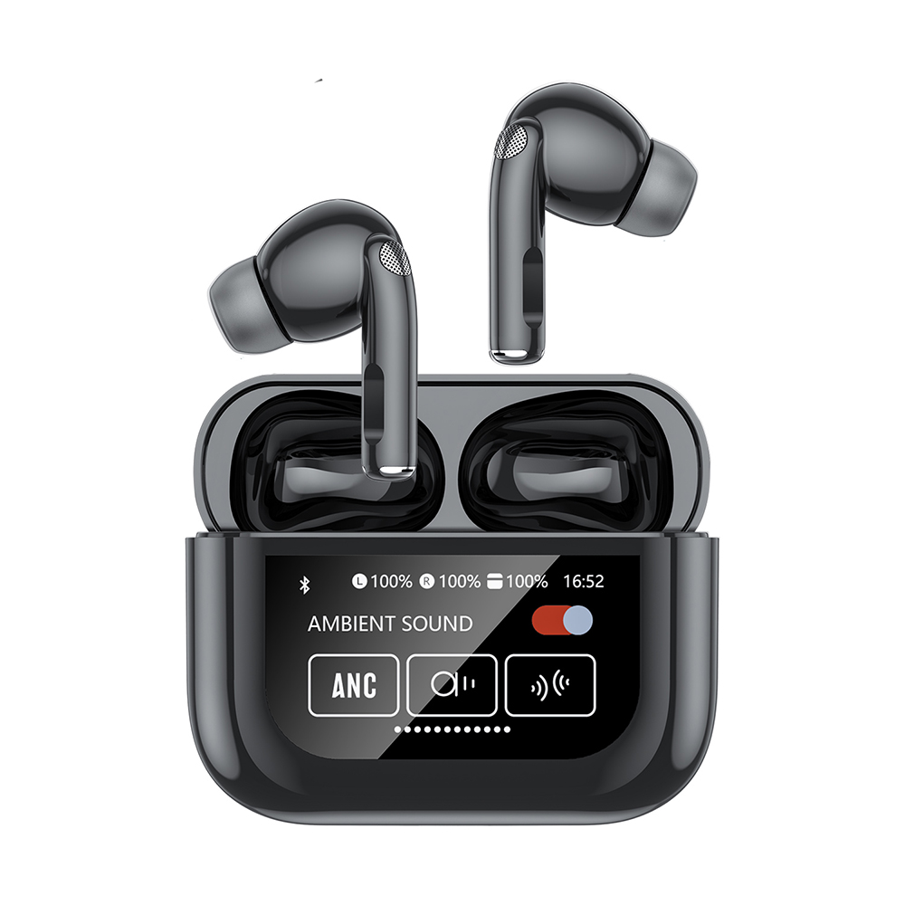 V9 Wireless Earbud Bluetooth5.4 Earphone ANC+ENC In Ear Touch Screen Control Active Noise Reduction Headset audifonos